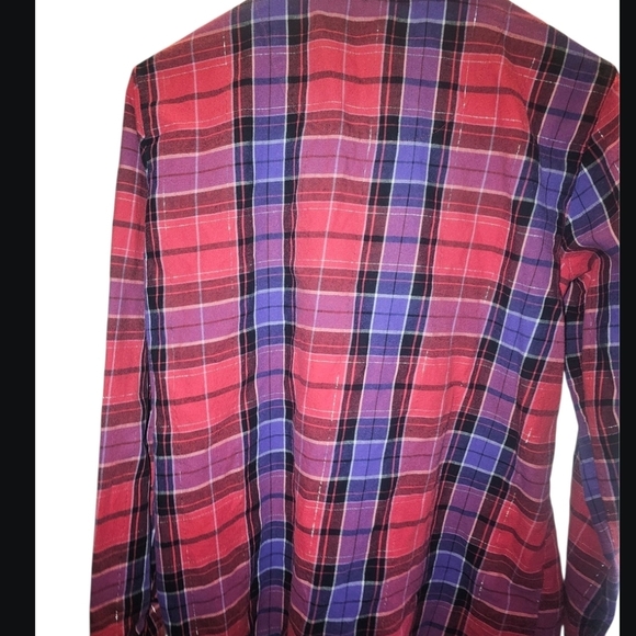 Victoria's Secret Plaid Button-Up Shirt - Picture 2 of 4